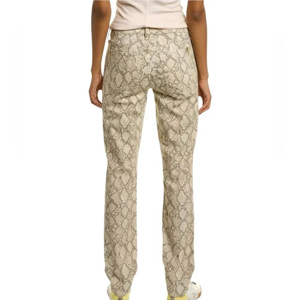 JOE'S Jeans Lara Mid-Rise Vesper Cigarette Ankle Jean, Beige/grey, Size 31, NWT